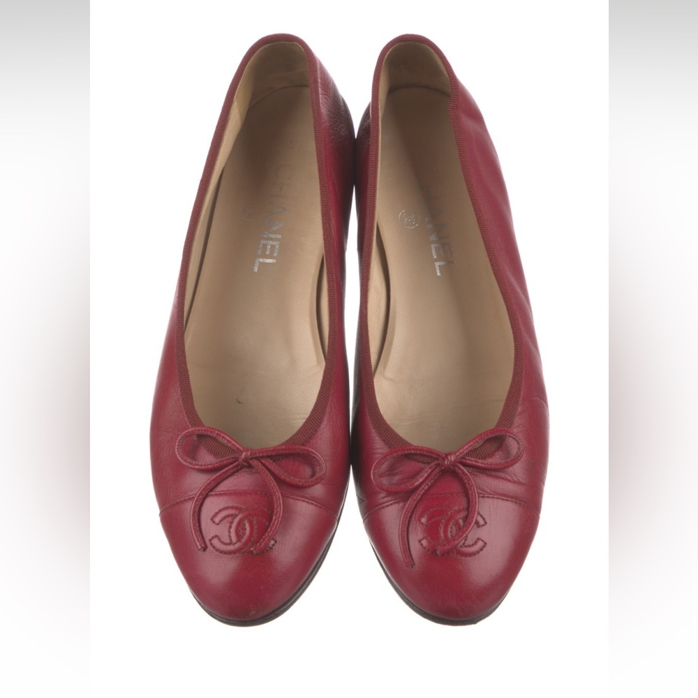 Chanel interlocking CC ballet flats